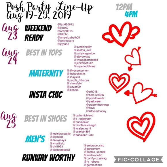 Aug 19-25 Posh Party Line-Up! - Picture 3 of 3